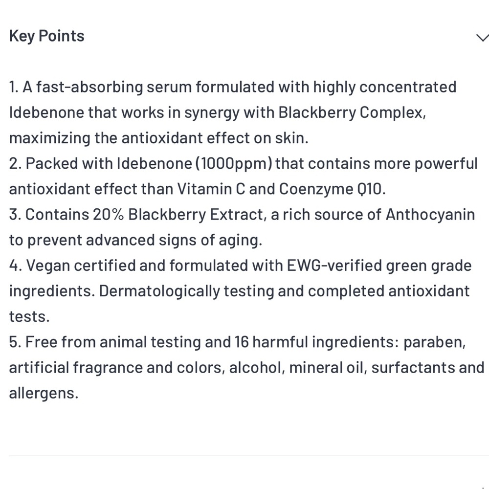 Mary & May Seoul Edition Idebenone + Blackberry Complex Serum - Picture 7 of 11